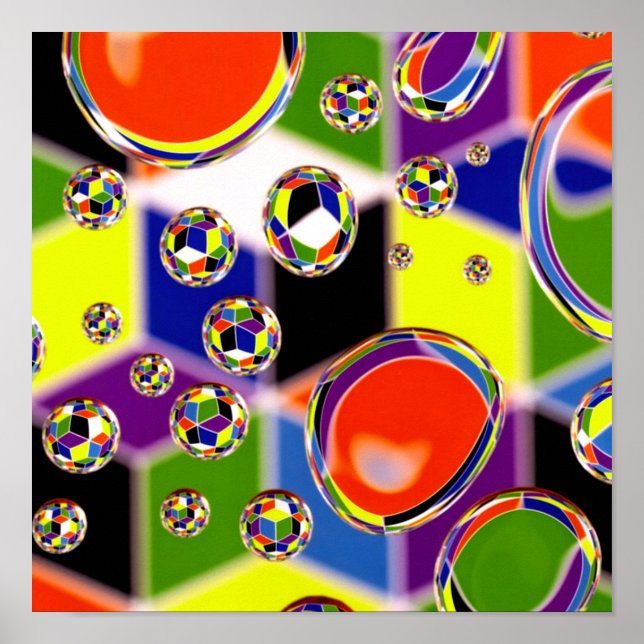 Primärt Färg Art Poster (Framsidan)