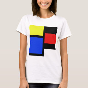 Primärt färg-färgblock T-Shirt
