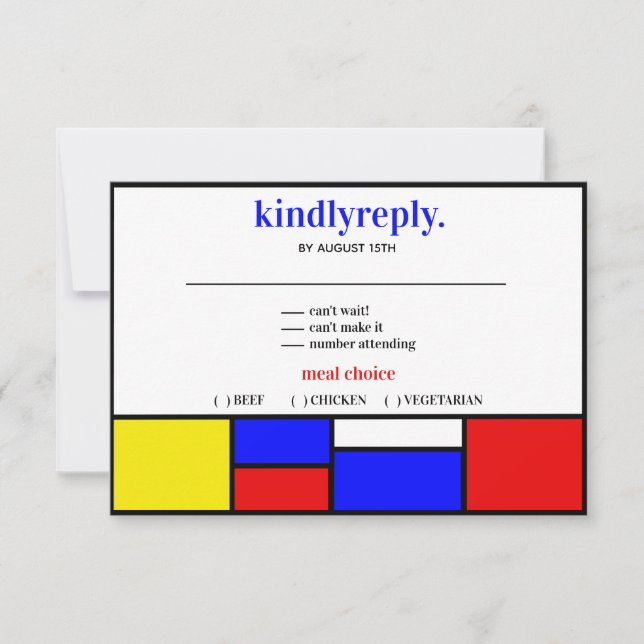 Primärt Färg för Retro-minimalistisk åtgärd OSA Kort (Framsida)