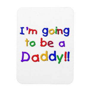 Primärt Färg kommer att bli pappa Gifts Magnet