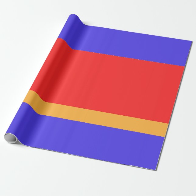 Primärt Färg Presentpapper (Utrullad)