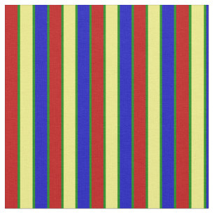 Primärt Färg-Rand 04-Fabric Tyg