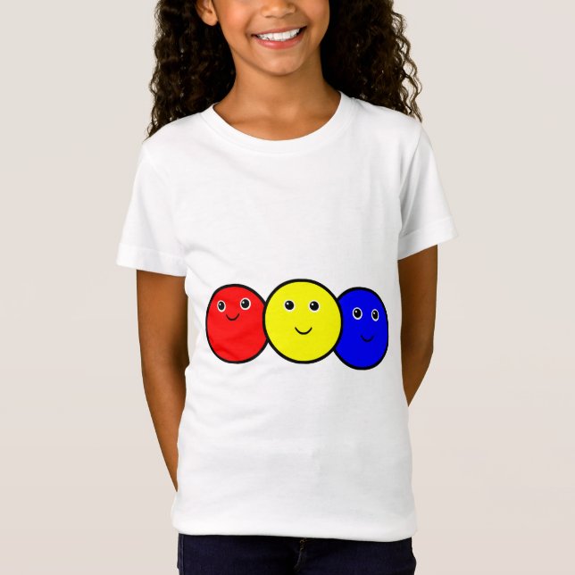 Primärt Färg Tee Shirt (Framsida)