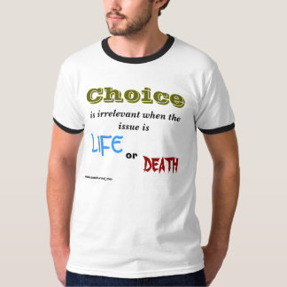 Primat är ovidkommande, när utfärda är, LIV,… T-shirt