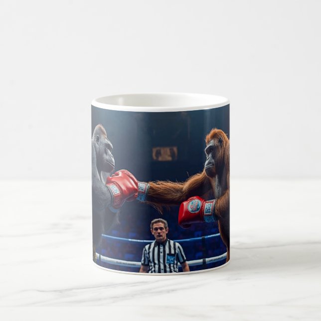 Primat Fight Night Kaffemugg (Center)