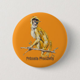 Primate Proclivity Monkey Button Knapp