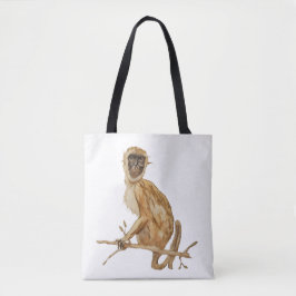 Primate Proclivity Monkey Tote Bag Tygkasse