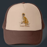 Primate Proclivity Monkey Trucker's Hat Keps<br><div class="desc">Primate Proclivity</div>