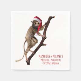 Primaten Monkey Santa Hat i Party Pappersservett