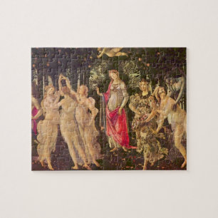 Primavera, allegori över våren av Sandro Botticell Pussel