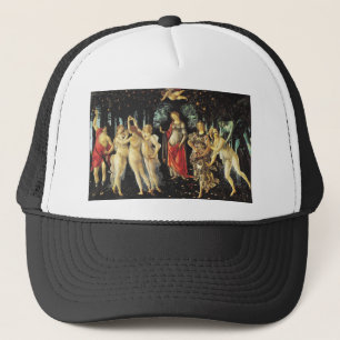 Primavera av Sandro Botticelli Truckerkeps