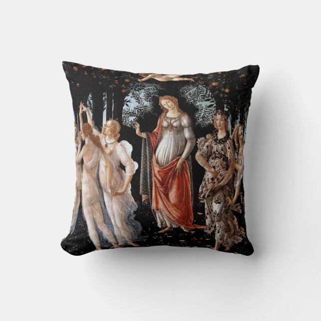 Primavera Botticelli Dekorativ kudde (Framsida)