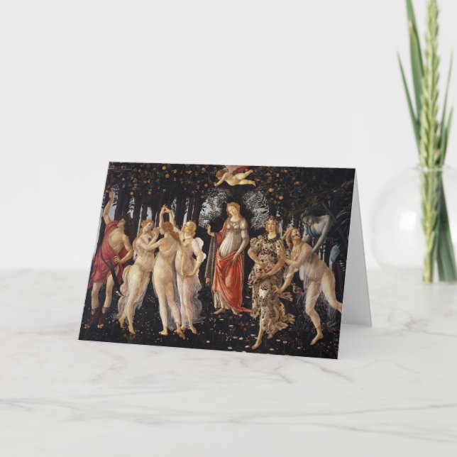Primavera | Botticelli Kort (Framsida)