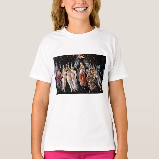 Primavera Botticelli T Shirt (Framsida)
