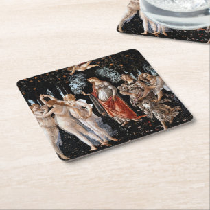 Primavera Botticelli Underlägg Papper Kvadrat