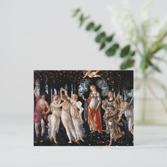 Primavera Botticelli Vykort (Stående Fram)