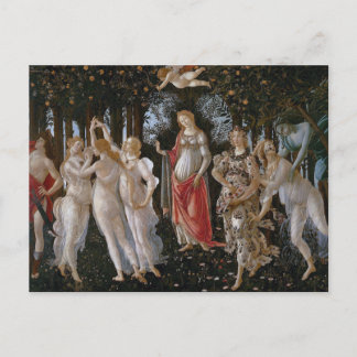Primavera Botticelli Vykort