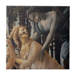 Primavera, Chloris och Zephyrus, Sandro Botticelli Kakelplatta