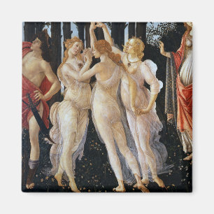 Primavera (detalj), Sandro Botticelli, 1482 Magnet