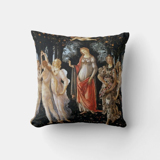 Primavera, Sandro Botticelli, 1482 Kudde (Framsida)