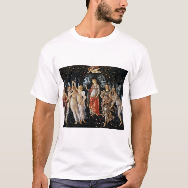 Primavera, Sandro Botticelli, 1482 T Shirt (Framsida)