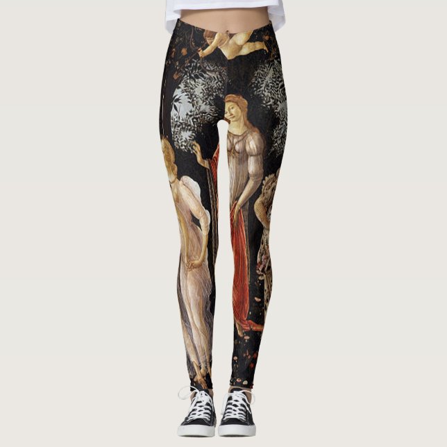 Primavera Sandro Botticelli Leggings (Framsida)