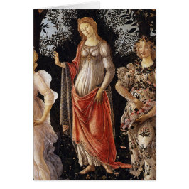 Primavera specificerar av Venus, vid Sandro Hälsningskort