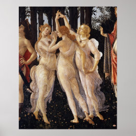 Primavera, Three Graces, Sandro Botticelli Poster