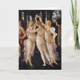 Primavera tre gracerna, vid Sandro Botticelli Kort