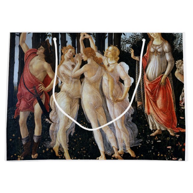 Primavera (uppgift), Sandro Botticelli, 1482 (Framsidan)