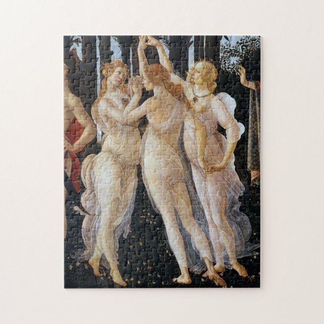 Primavera (uppgift), Sandro Botticelli, 1482 Pussel (Vertikal)