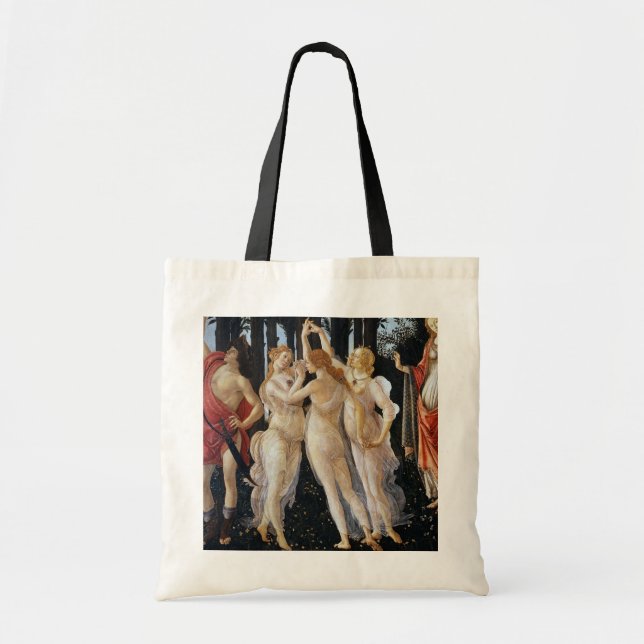 Primavera (uppgift), Sandro Botticelli, 1482 Tygkasse (Framsidan)