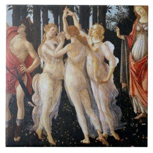 Primavera (uppgift), Sandro Botticelli Kakelplatta