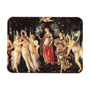 Primavera / Vår Allegory av Botticelli Magnet