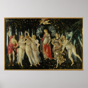 Primavera / Vår Allegory av Botticelli Poster