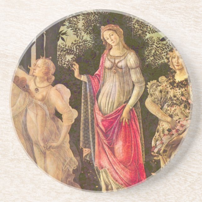Primavera, Vår-Allegory, Sandro Botticelli Underlägg (Framsidan)