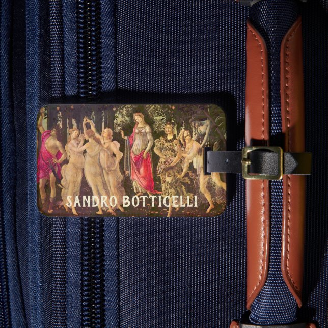 Primavera, vårens allegori av Sandro Botticelli Bagagebricka (Framsida Insitu 4)
