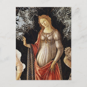 Primavera, Venus detalj av Sandro Botticelli Vykort