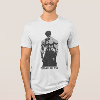 Prime Beast Gym Shirt Anime Bodybuilder Aesthetic T