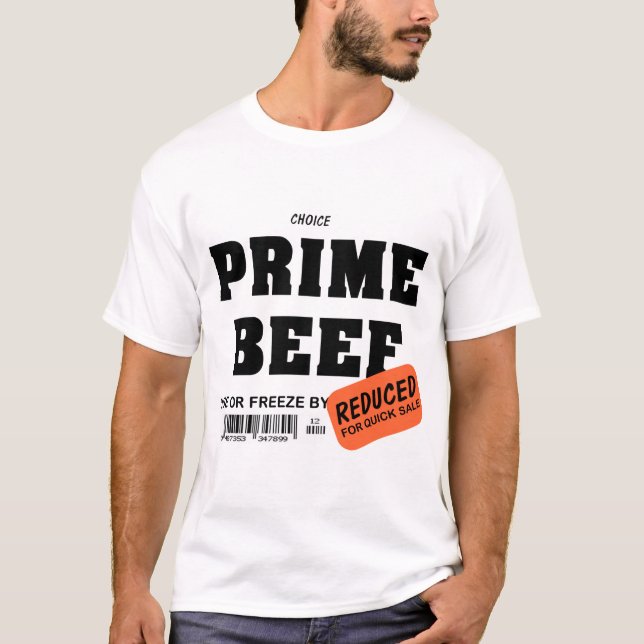 Prime nötkött t-shirt (Framsida)