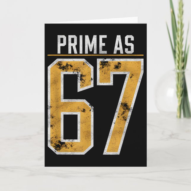 Prime Number As 67  Kort (Framsida)