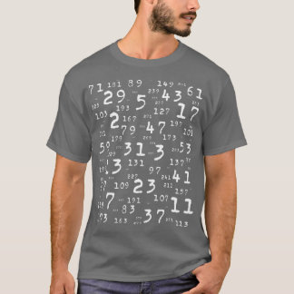 Prime Numbers Math T Shirt