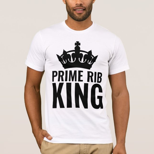 PRIME RIB KUNG MANAR-SHIRTS T SHIRT (Framsida)