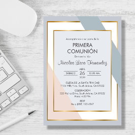 Primera Comunion Elegant Gorgous First Communion Inbjudningar