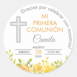 Primera Comunion Gifts and Favors First Communion Runt Klistermärke
