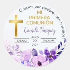 Primera Comunion Gifts and Favors First Communion Runt Klistermärke