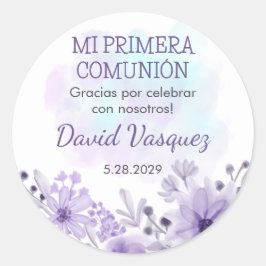 Primera Comunion Gifts and Favors First Communion Runt Klistermärke