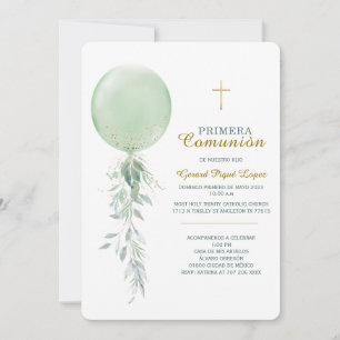 Primera comunion invitacion imprimible inbjudningar