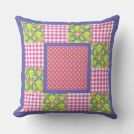 Primerer, Polka dots och Gingham Kudde