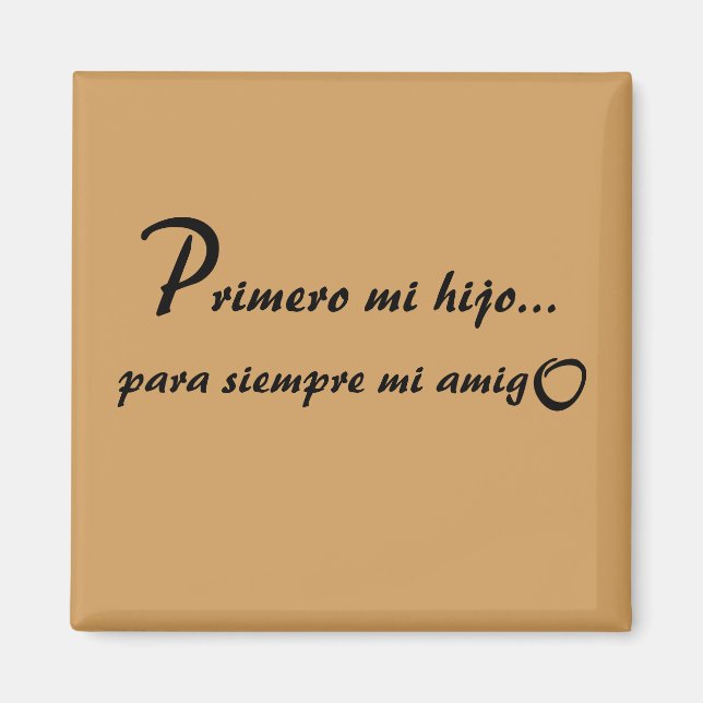 Primero Mi Hijo Magnet (Framsidan)